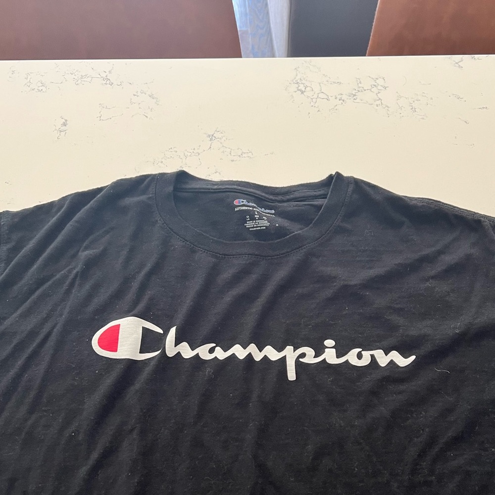 Mens champion graphic short sleeve shirt - Picture 3 of 4